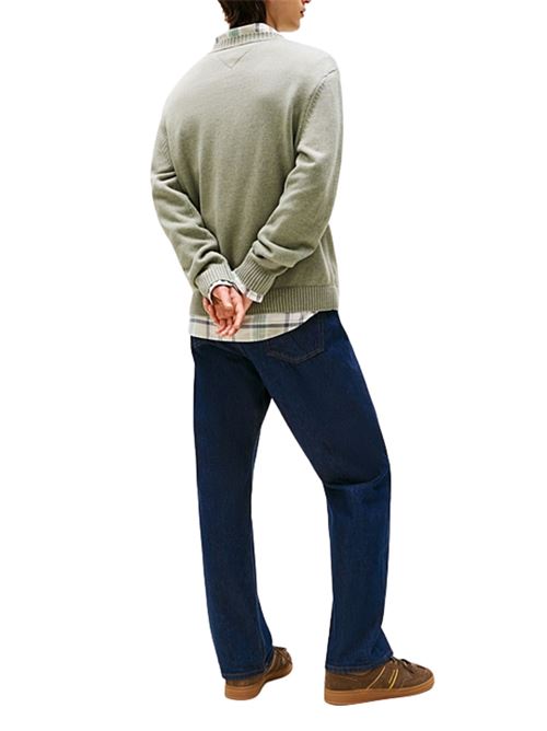 Maglione in cotone con bandiera Tommy Jeans | DM0DM22105M1P